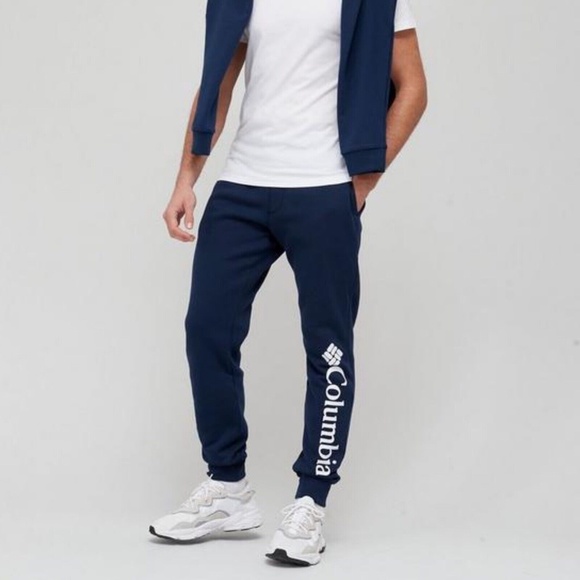 Columbia Mens CSC Logo Fleece Jogger II Size XXL Navy/White - Picture 3 of 11